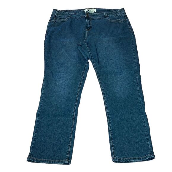 Y2K Hydraulic Jeans, stretchy, straight, size 24 - Picture 1 of 7